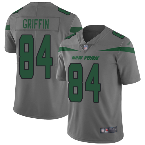 New York Jets Limited Gray Men Ryan Griffin Jersey NFL Football #84 Inverted Legend